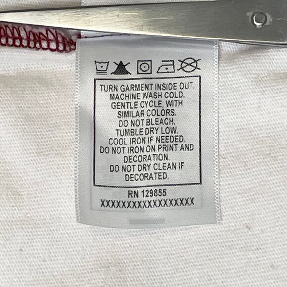 Disney Mickey Mouse Christmas Long Sleeve T-Shirt Women’s XL | Cream Red Holiday - Picture 6 of 11